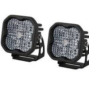 Фары светодиодные SS3 Pro рабочий свет с синей подсветкой 2 шт 